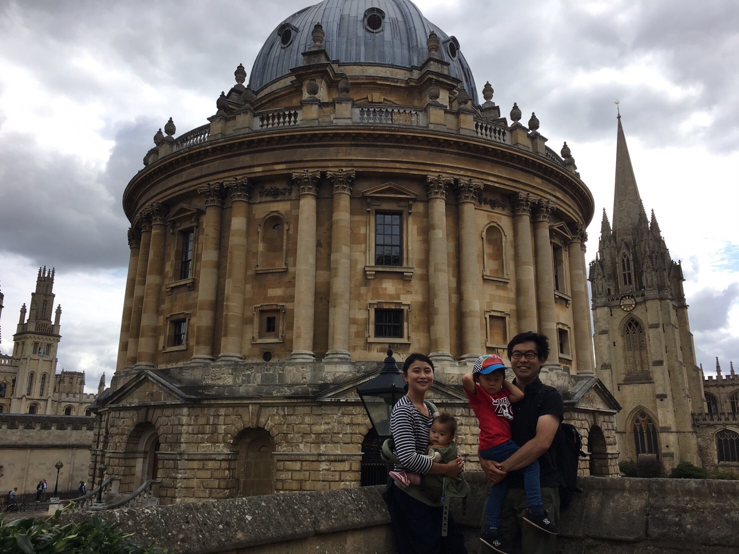 A holiday -In front of Radcliffe Camera
